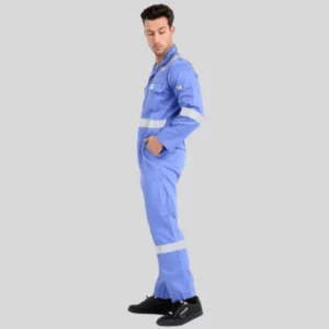F1023 Fire Retardant Cotton Coverall – NFPA & CAT 2 Certified